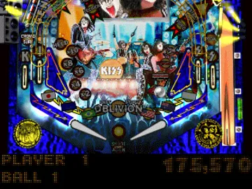 KISS Pinball (US) screen shot game playing